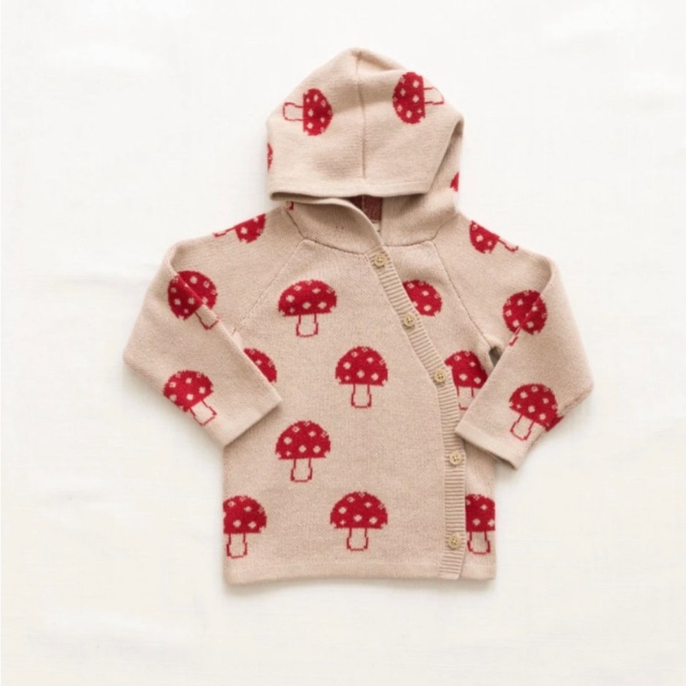 Fin + Vince Mushroom Sweater 2/3Y